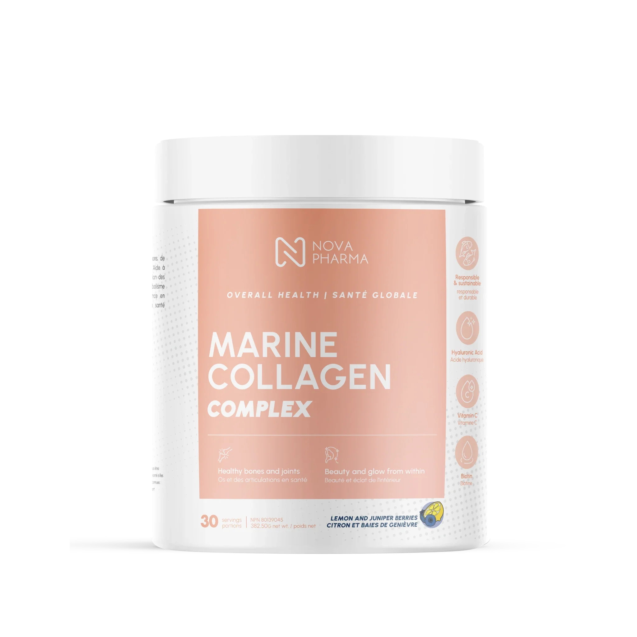 Marine Collagen Complex With Hyaluronic Acid, Vitamin C and Biotin - 30 servings - Image 10