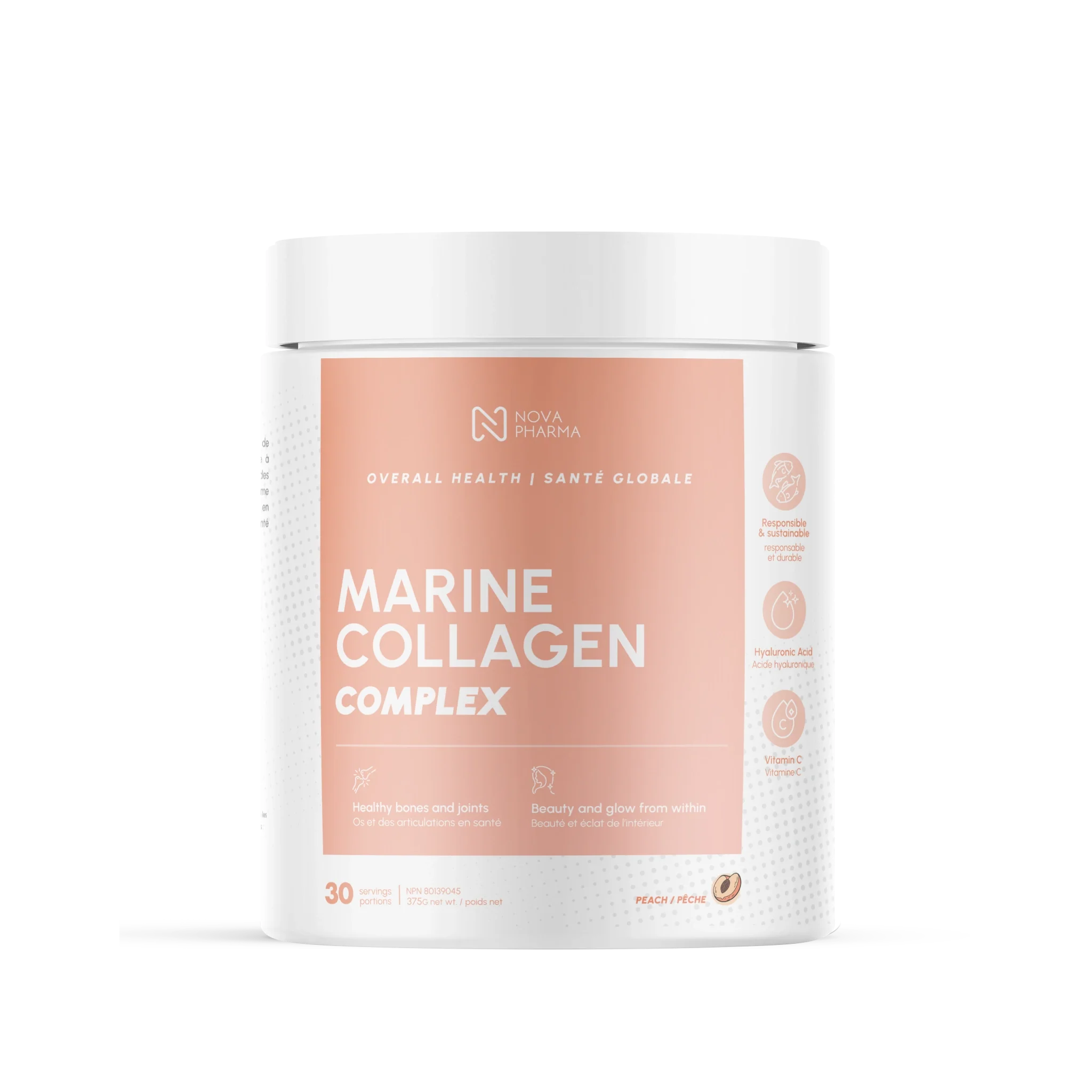 Marine Collagen Complex With Hyaluronic Acid, Vitamin C and Biotin - 30 servings - Image 15