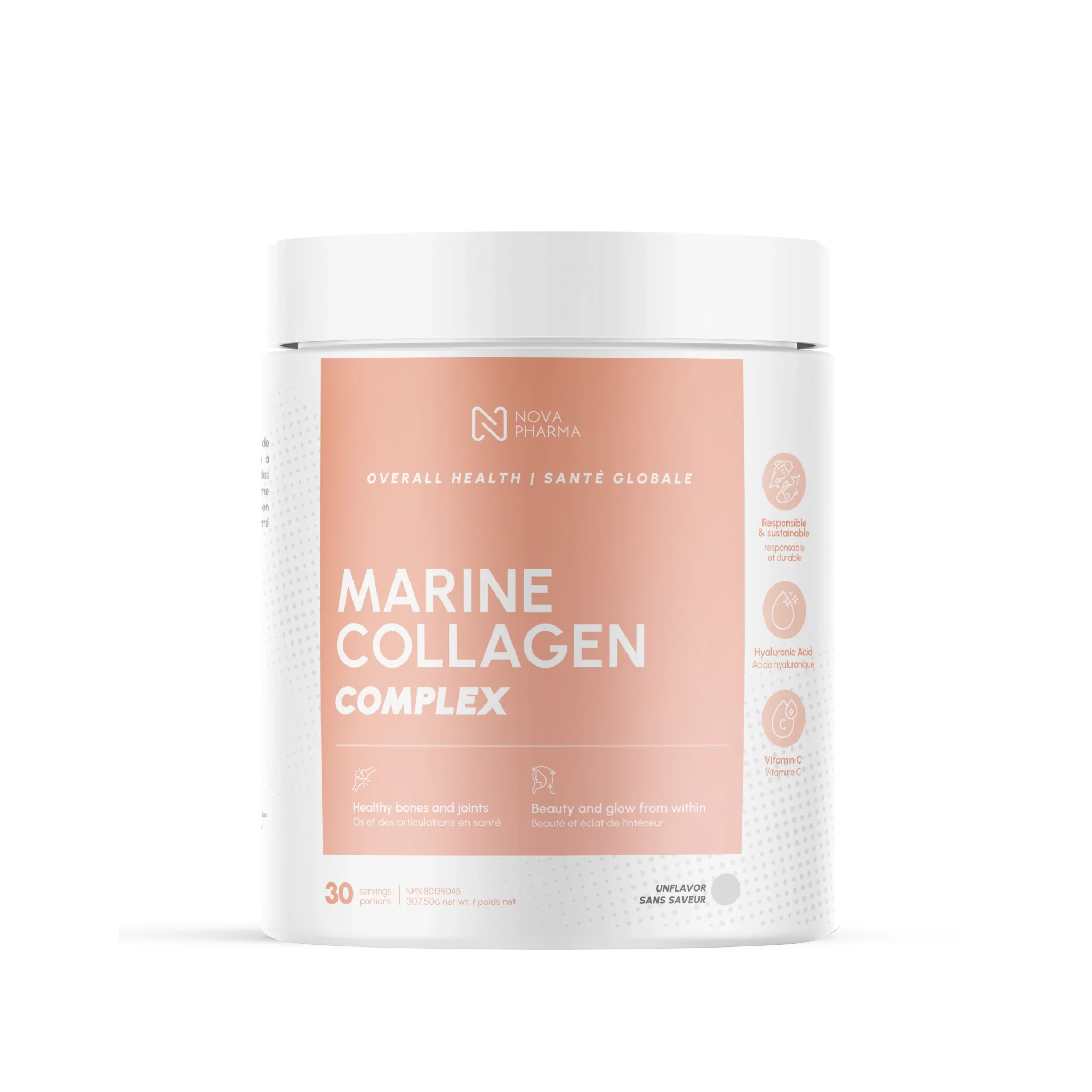 Marine Collagen Complex With Hyaluronic Acid, Vitamin C and Biotin - 30 servings - Image 9
