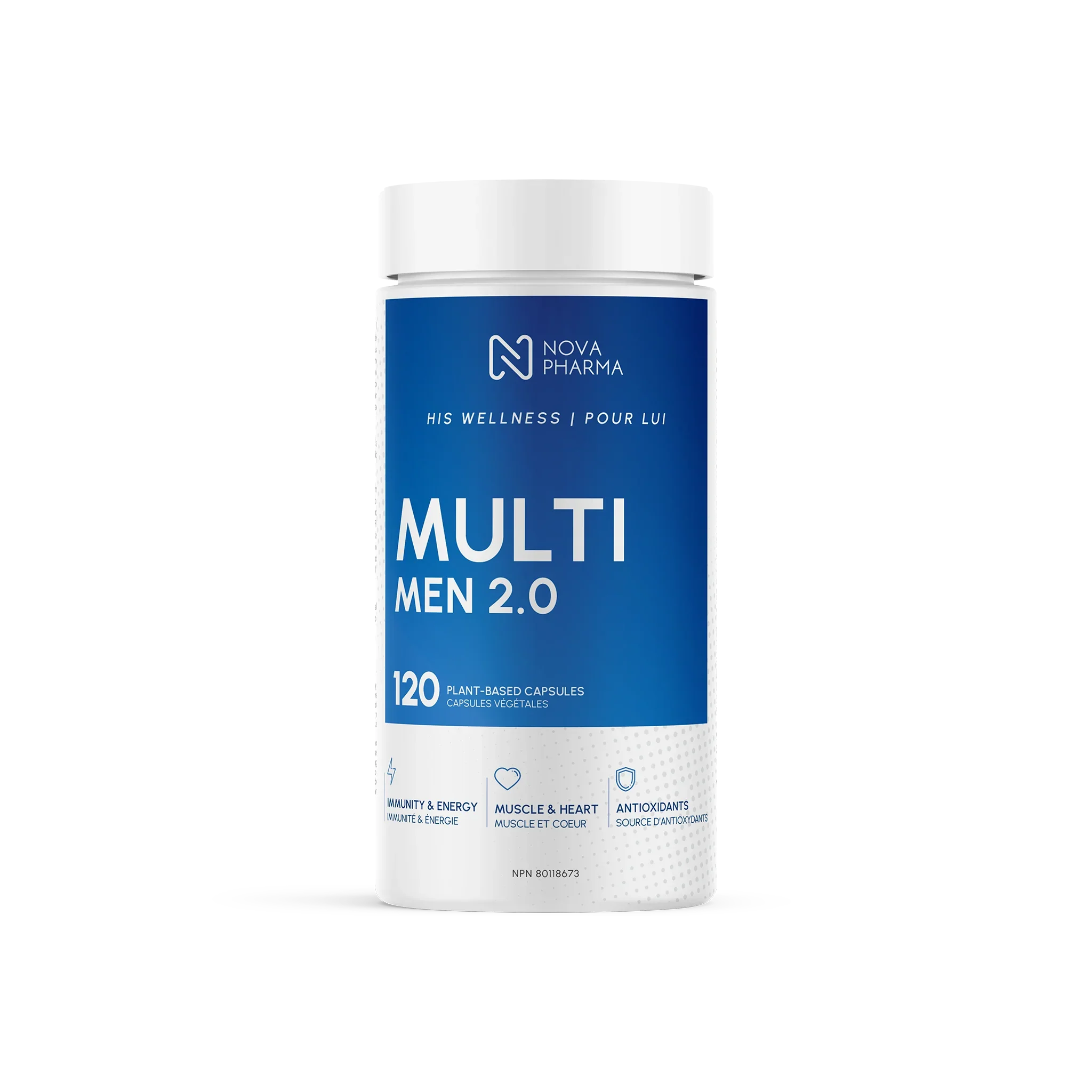 MultiHomme 2.0 - Men's Multivitamins 2.0 , 120 caps